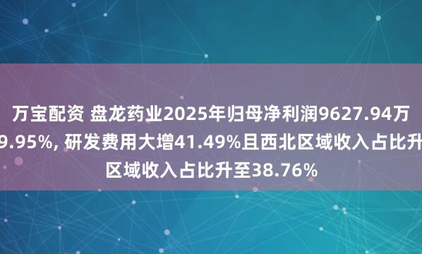 万宝配资 盘龙药业2025年归母净利润9627.94万元同比降19.95%, 研发费用大增41.49%且西北区域收入占比升至38.76%